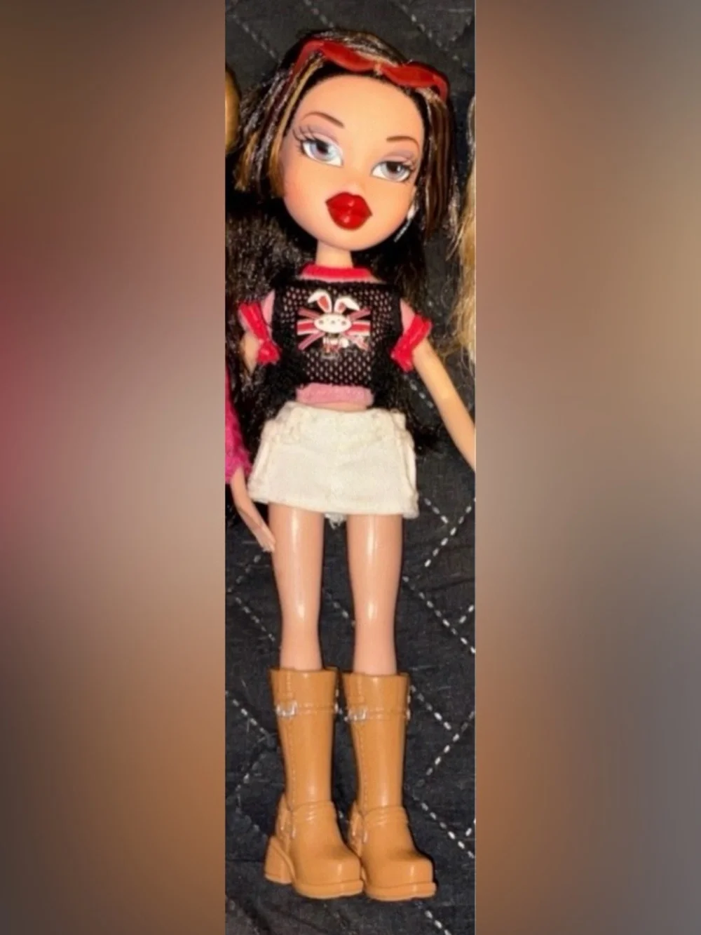 White Mini Skirt for Kids Doll - White